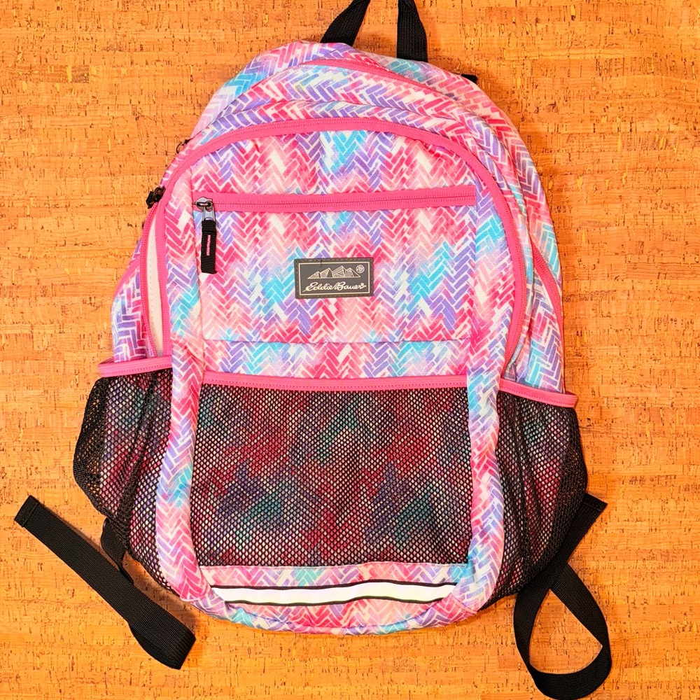 Eddie Bauer Pink Multicolor Backpack